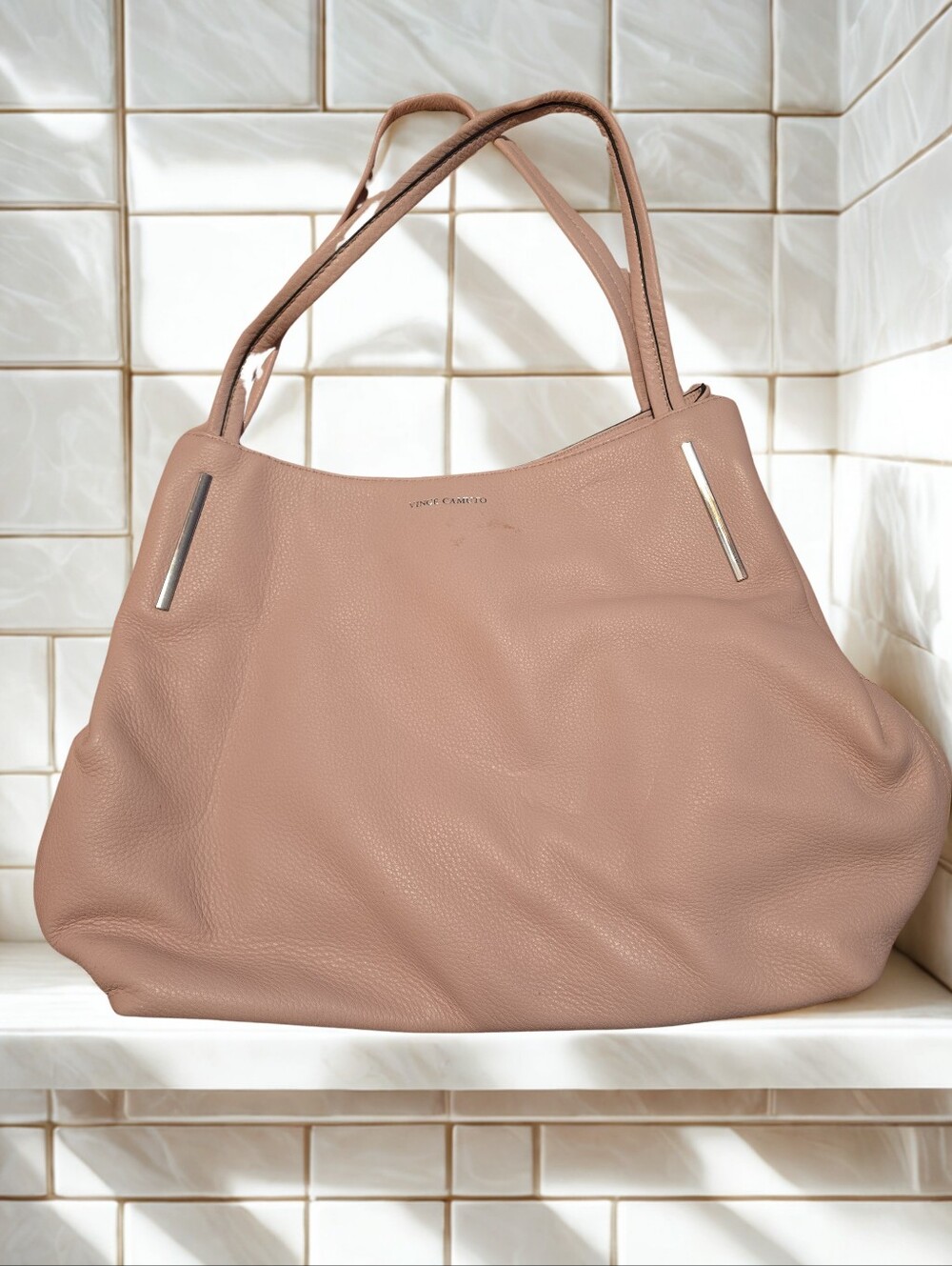 Vince Camuto Large Tote Shoulder Bag – Blush Pink